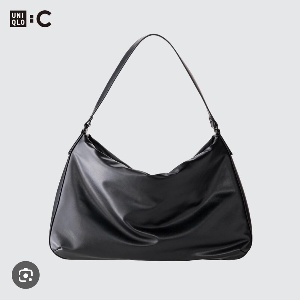 Uniqlo :C Leather Puffy Bag